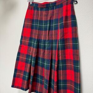 Vintage Pendleton Virgin Wool Skirt